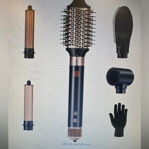 Hair Styling Tool Set - Black and Gold